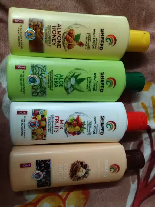 Moisturiser Nourishing Body Lotion Pack of 4 | Almond | For All Skin Types