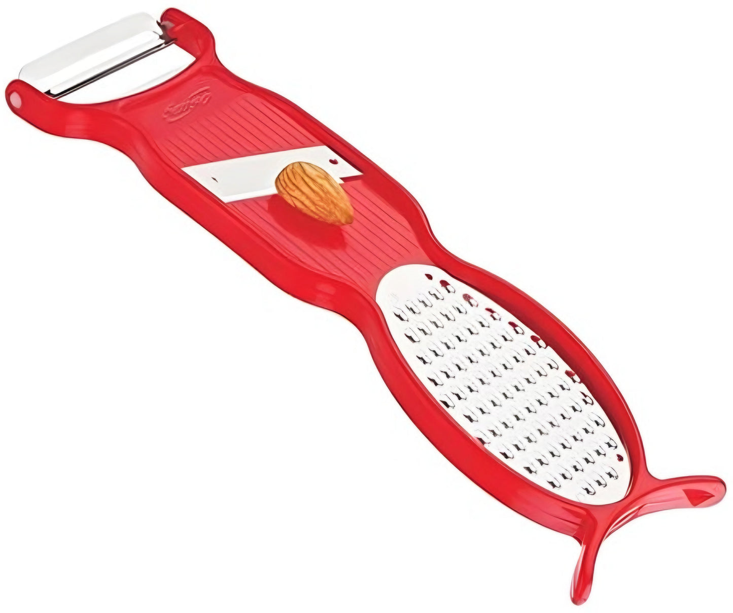 🥕 5-in-1 Kitchen Combo Set | Manual Hand Chopper, Apple Cutter, 3-in-1 Peeler, Vegetable Cutter & Power-Free Hand Blender (Multicolour, Pack of 5)