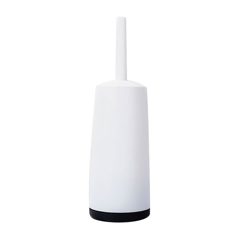 Soft Bristle Toilet Brush & Holder ? Compact Bathroom Cleaning Tool