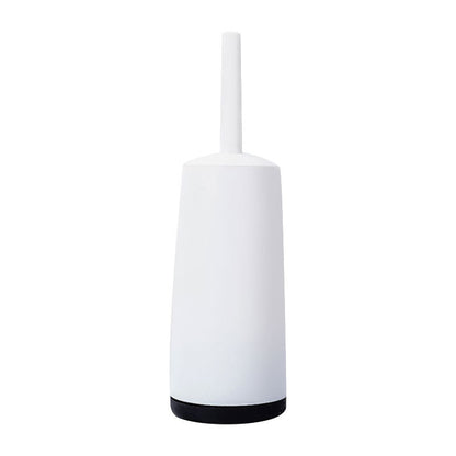 Soft Bristle Toilet Brush & Holder ? Compact Bathroom Cleaning Tool