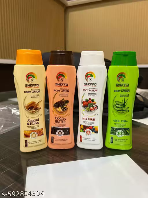 Moisturiser Nourishing Body Lotion Pack of 4 | Almond | For All Skin Types