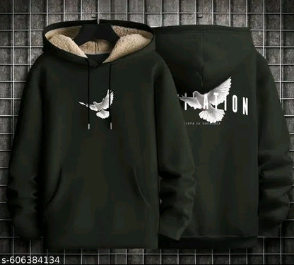 Premium Fur Inside Hoodie for Men | Warm & Stylish Winter Sweatshirt | Oversized Winter Wear ❄️🔥