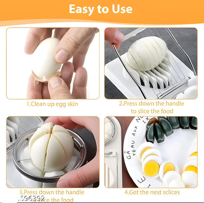 Egg Slicer with Stainless Steel Wires – Perfect Kitchen Tool for Effortless Cutting