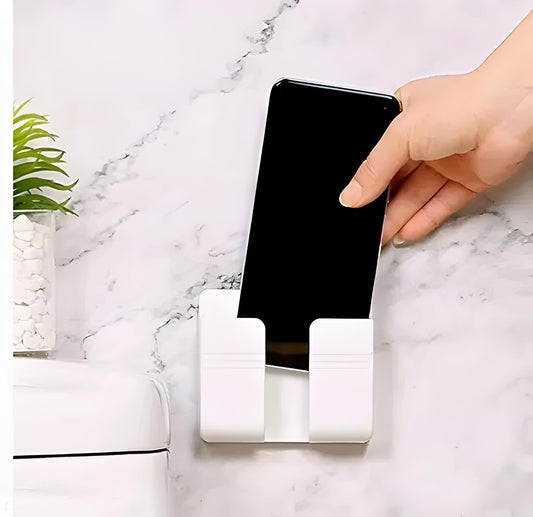 2-in-1 Mobile Adhesive Wall Holder – Strong Grip, No-Drill Phone Stand for Home & Office (Pack of 2)