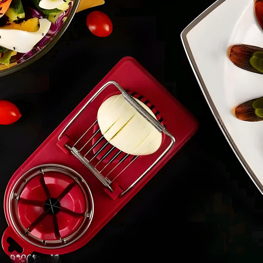 Egg Slicer with Stainless Steel Wires – Perfect Kitchen Tool for Effortless Cutting