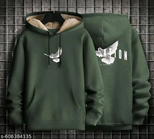 Premium Fur Inside Hoodie for Men | Warm & Stylish Winter Sweatshirt | Oversized Winter Wear ❄️🔥