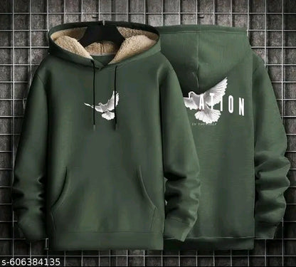 Premium Fur Inside Hoodie for Men | Warm & Stylish Winter Sweatshirt | Oversized Winter Wear ❄️🔥