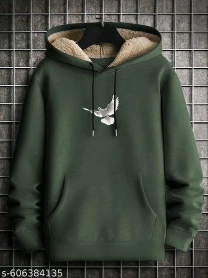 Premium Fur Inside Hoodie for Men | Warm & Stylish Winter Sweatshirt | Oversized Winter Wear ❄️🔥