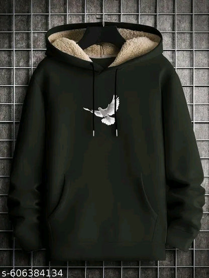 Premium Fur Inside Hoodie for Men | Warm & Stylish Winter Sweatshirt | Oversized Winter Wear ❄️🔥