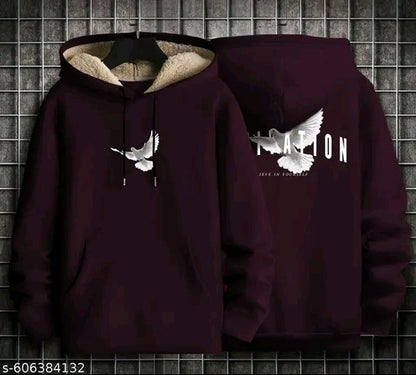 Premium Fur Inside Hoodie for Men | Warm & Stylish Winter Sweatshirt | Oversized Winter Wear ❄️🔥