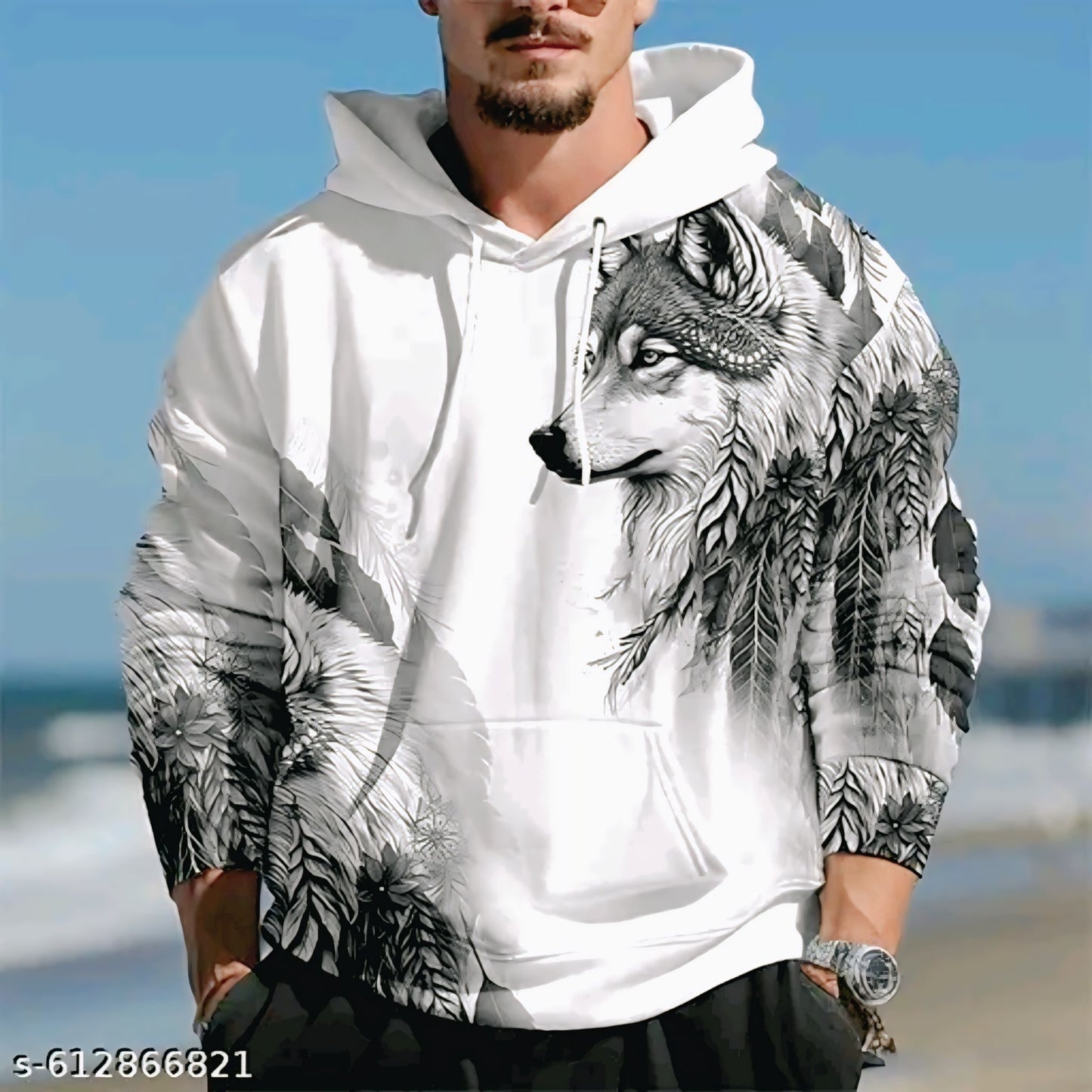 Trendy Printed Hoodies & Round Neck Sweatshirts for Men | Winter Style with Comfort ❄️🔥